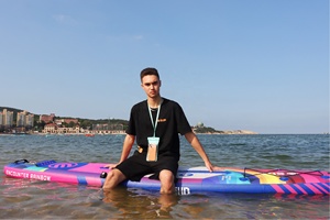 E SUP-Planche de surf <span class=keywords><strong>gonflable</strong></span> pour adulte, double couche de 12'6 pouces, adaptée aux sports nautiques - Product Image 3