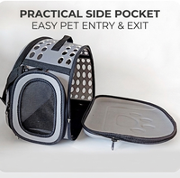 SHIYUAN Sac de transport pliable en EVA pour animaux de compagnie, grande capacité, respirant, sac à main de voyage, sac à bandoulière pour chats et chiens, ODM OEM