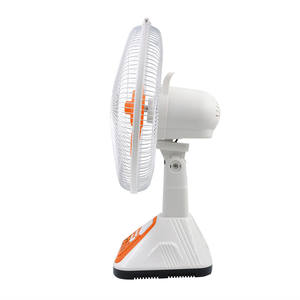 พัดลมตั้งโต๊ะพลังงานแสงอาทิตย์แบบชาร์จไฟได้ แบตเตอรี่ 6V ขนาด <span class=keywords><strong>16</strong></span> <span class=keywords><strong>นิ้ว</strong></span> 5 ใบพัด พร้อมไฟ LED - Product Image 2