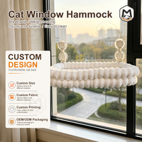 Hamac de fenêtre double couche pour chat 38*60cm, lit pliable à ventouse pour chat, siège de fenêtre en peluche pour chaton, perchoir robuste pour animaux de compagnie sur vitre