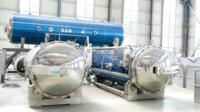 Autoclave à bain-marie DOSH ASME avec système de contrôle PLC, autoclave rotatif à immersion dans l'eau pour aliments en sachet