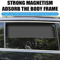 Couverture de pare-soleil de fenêtre de voiture d'été Pare-soleil magnétique puissant pour un ombrage complet Couverture de protection magnétique opaque