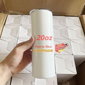 20Oz Sublimation Blank Us Warehouse Wholesale Stainless Steel Double Wall Coffee Mug <b>Sippy</b> Tumbler - Product Image 1