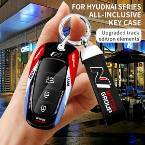 Étui de <span class=keywords><strong>clé</strong></span> de <span class=keywords><strong>voiture</strong></span> pliable de luxe en ABS CK-112105 pour Tucson Sonata Elantra I20 35 Nigo Palisade Cosmo Sedona Festa par FML - Product Image 2