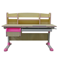Bureau d'apprentissage moderne en bois pour enfants, réglable en hauteur, ergonomique, type évolutif, pour la maison, le bureau et la chambre