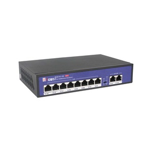 8-Port 10/100/1000M PoE+ Non-Managed <b>Ethernet</b> <b>Switch</b> with 2 Uplink Ports, 30W Per Port - Product Image 1