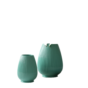 Jarrón Moderno de Cerámica Blanca con Acabado Pigmentado, Hecho a Mano, de 2-4 Pulgadas de Ancho y 4-8 Pulgadas de Alto, para Decoración de Mesa de Boda, Venta al Por Mayor - Product Image 1