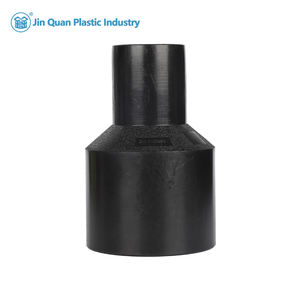 Chất lượng cao HDPE giảm tốc khớp nối ống lắp dn160 * 110 pe100 mịn nóng chảy tiêm Fusion 50mm x 25mm kết nối ống - Product Image 2