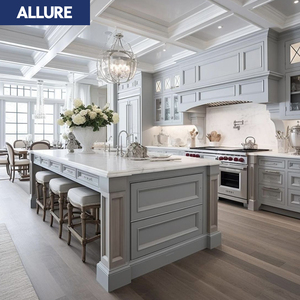 .Allure Household Simple Shaker Style <strong>Cheap</strong> <strong>Pantry</strong> Millwork Base Assemble Smart Furniture Full Kitchen <strong>Cabinets</strong> Customization - Product Image 3