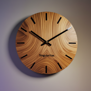 Reloj de Pared de Madera Estilo Nórdico |   Acabado Liso |   Ofertas de Fábrica al por Mayor - Product Image 1
