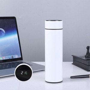 Pantalla Digital inteligente 500ml Taza termo al vacío de acero inoxidable PC Taza de café Indicador de temperatura LED Sublimación inteligente 304 - Product Image 2