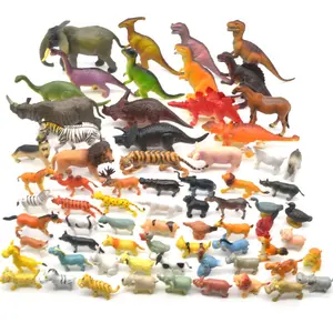 Realistisch aussehende Figuren PVC Figur Spielzeug Papagei Känguru Rentier Wolf Hund Giraffe Tiger Elefant Zebra Löwe Panda Kamel Vogel