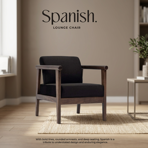 Sillón Moderno de Madera Maciza Cuadrado, Tapizado, con Brazos, Asiento Profundo, para Sala de Estar, Dormitorio, Hotel - Product Image 2