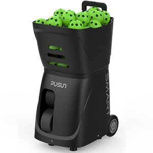 Équipement d'entraînement de pickleball intelligent et portable en ABS, capacité de 80 balles, contrôle par application, vitesse de 20 à 120 km/h, service à rotation interne - Product Image 5