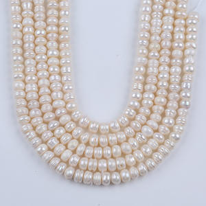 Cadena de Perlas de Agua Dulce Naturales de Zhuji, 2.5-3mm, Cuentas Blancas en Forma de Arroz, Accesorios para Hacer Collares y Pulseras - Product Image 3