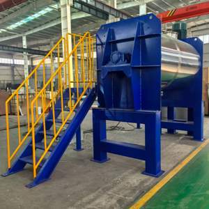 Mezclador de Arado para Mezclar Polvo, Mezcla Ácido Fosfórico <span class=keywords><strong>Concentrado</strong></span> y Carbonato de Sodio Sólido - Product Image 6