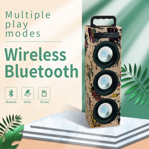 Xách tay 3.7V rạp hát tại nhà hệ thống âm nhạc với âm thanh lớn loa <span class=keywords><strong>woofer</strong></span> hộp cho máy tính & điện thoại di động bằng gỗ AUX Powered - Product Image 5