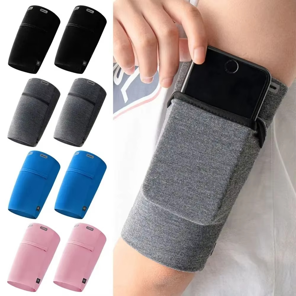 Custom Wholesale Outdoor Fitness Gym Running Mobile Phone Arm Bags Unisex Sport Wrist Armband Jogging Case Cover Holder
