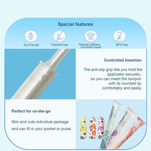 <span class=keywords><strong>Tamponi</strong></span> sanitari di alta qualità con applicatore ad alto flusso <span class=keywords><strong>tamponi</strong></span> mestruali per l'igiene femminile - Product Image 5