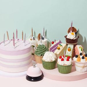 Bougies en forme de crayon arc-en-ciel pour anniversaires, mariages, Noël, Pâques, Nouvel An - Fournitures de décoration écologiques pour la maison - Product Image 4
