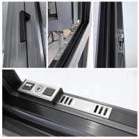 Fenêtres à battants en acier et aluminium au meilleur prix, profilés de haute qualité, fabricant de fenêtres à double vitrage en verre trempé