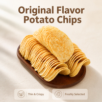 Papas Fritas Saladas Originales OEM a Granel, Corte Ondulado, Crujientes, Sabor Clásico, Recién Seleccionadas, Finas, 10 kg