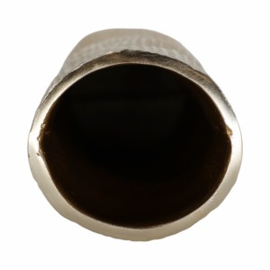 Vaso Alto in Metallo Texturizzato, Moderno Vaso Decorativo per Fiori, per Soggiorno, Camera da Letto, Arredamento Casa - Product Image 6