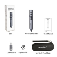 Présentateur sans fil Bluetooth N10s Pro avec stylet laser numérique pour écran LED/TV, surlignage par projecteur et loupe