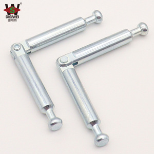 Barra de conexión plegable de doble cabezal Disiwei de 84 mm, chapada en zinc, para conector de puerta de armario y muebles - Product Image 2