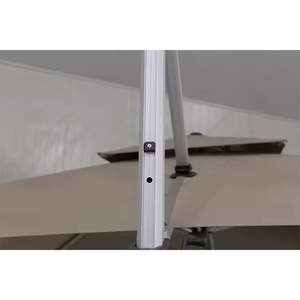 <span class=keywords><strong>Parasol</strong></span> de patio en porte-à-faux Middle Roma 3x3m <span class=keywords><strong>3x4m</strong></span> <span class=keywords><strong>Parasol</strong></span> extérieur en aluminium avec évent simple pour jardin Villa Hôtel - Product Image 4