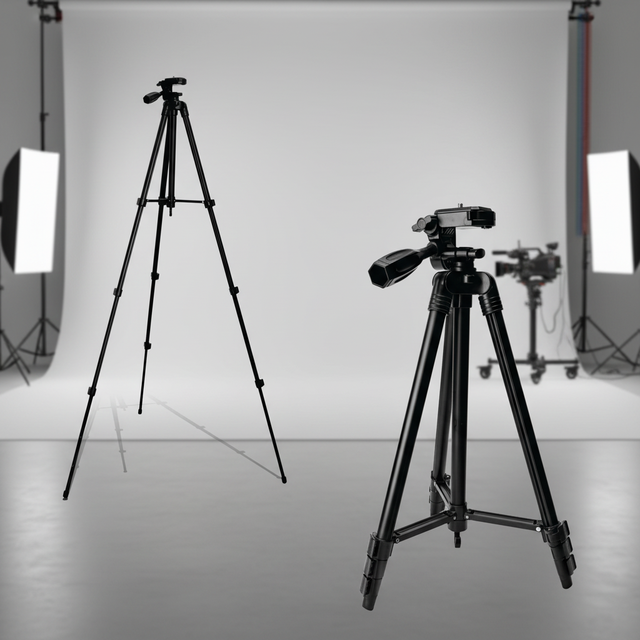 Professional Aluminum Alloy Tripod Twist Lock 1520mm Extended Length Portable Design for Camera Mobile Phone Selfie Live