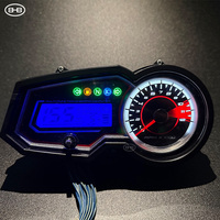 Original Plug and Play Aksesoris Motor Tachometer Digital LCD Speedometer Odometer untuk Akt Ttr 180