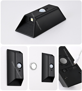 Lámpara <span class=keywords><strong>de</strong></span> Pared Recargable con Sensor <span class=keywords><strong>de</strong></span> Movimiento, Aplique <span class=keywords><strong>de</strong></span> Pared Magnético Inalámbrico, 3 Temperaturas <span class=keywords><strong>de</strong></span> Color, Regulable con Control Remoto y <span class=keywords><strong>Temporizador</strong></span> - Product Image 6