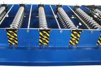Máquina de Alta Eficiencia para Fabricación de Techos Metálicos, Línea de Conformado de Tejas Corrugadas