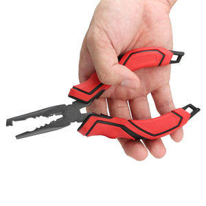 Alicates Multifuncionales de Acero al Carbono para Pesca, Resistentes al Óxido, para Agua Salada, de Bolsillo, para Usar con una Sola Mano, Herramienta Multiusos para Anzuelos - Product Image 3