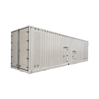 Groupe électrogène diesel silencieux conteneurisé à châssis ouvert 400 kW 500 kVA, sortie triphasée CA 50 Hz, arrêt automatique en cas de faible niveau d'huile ATS 100%