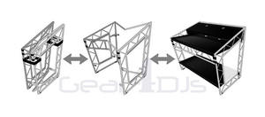 Cabine en aluminium de cadre de botte de barre du <span class=keywords><strong>DJ</strong></span> de bonne vente, cabine se pliante mobile pour l'équipement - Product Image 6