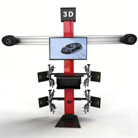 Machine d'alignement de roues 3D haute précision économique CHINSONG CWA-900 certifiée CE avec moniteur 24 pouces pour ateliers de réparation automobile