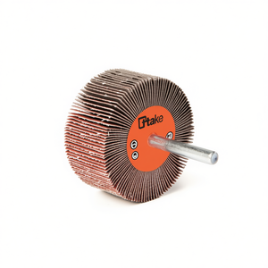 Roue à lamelles abrasives Ttake 60x30 mm, grain 120, tige de 6 mm pour le meulage - Product Image 2