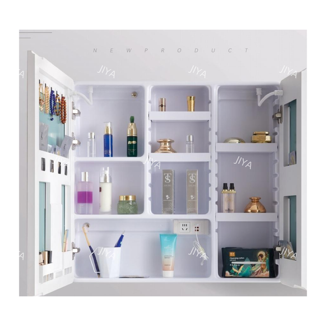 Multi-functional Smart Mirror Cabinet Adjustable Features Wall Mounted Storage Mirror Cabinets for Bathroom