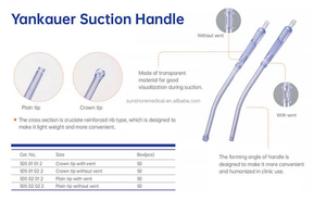 Embout d'aspiration jetable <span class=keywords><strong>Yankauer</strong></span> médical avec blister emballé - Product Image 5