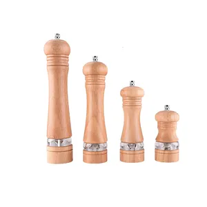 Mini Grinder Set Pepper Mill Salt And Pepper Mill Made Of Bamboo