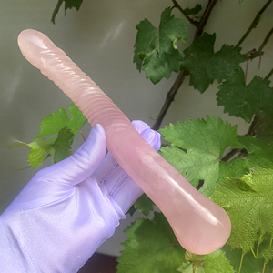 Dildo de Cuarzo Rosa Natural de 25 CM de Largo, Varita Yoni de Cuarzo Rosa para Mujeres, Varita para Tensar la Yoni, Pene de Cristal - Product Image 4