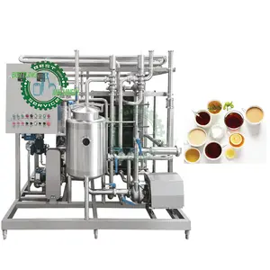 500LPH to 6000LPH tomato ketchup jam whisky instantaneous plate UHT sterilization machine