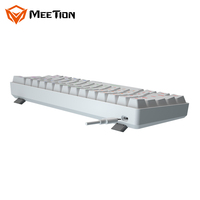 Untuk MK005BT Keyboard Mekanik Mini Gaming 60% Dual Mode Portabel Berkabel Nirkabel RGB Backlit USB-C PC
