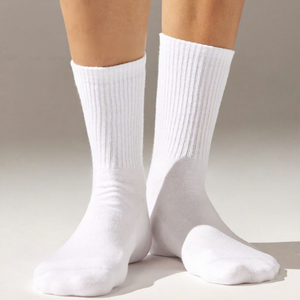 Chất Lượng Cao Biểu Tượng Tùy Chỉnh Thể Thao Chạy Bông Mùa Hè Sử Dụng Trắng Crew Thể Thao Vớ - Product Image 1