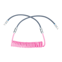 Nuevo cable de datos de carga rápida tipo C 2M 5A trenzado de nailon de aleación de aluminio para iPad Macbook