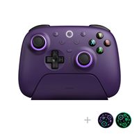 Nouvelle station de charge pour manette de jeu sans fil 8BitDo Ultimate 2, 2.4G, manette de jeu violette pour Switch, Windows PC, Switch Pro Controller