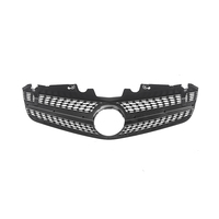 Hochwertiges ABS-Material Kühlergrill für SL-Klasse R230 2010-2012 Diamant-Stern gitter