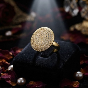 แหวนเฮงเตี้ยน ดีไซน์ล่าสุด ชุบทอง 18K ประดับเพชรซิร์คอน สำหรับสาวๆ - Product Image 6